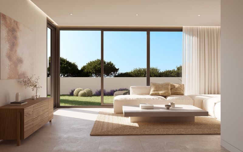 PLANTA BAJA CON JARDÍN CON PISCINA PRIVADA DE OBRA NUEVA EN CALA GRACIÓ