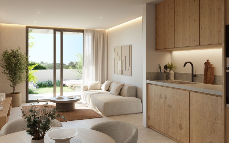 PLANTA BAJA CON JARDÍN  DE OBRA NUEVA EN CALA GRACIÓ