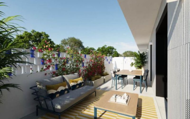 PLANTA BAJA DE 2 HABITACIONES Y 2 BAÑOS CON 2 TERRAZAS. PARKING Y TRASTERO