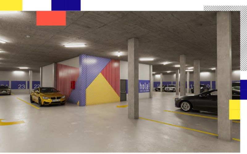 PLANTA BAJA DE 1 HABITACIÓN CON AMPLIA TERRAZA. PLAZA DE PARKING CON TRASTERO. PISCINA COMUNITARIA