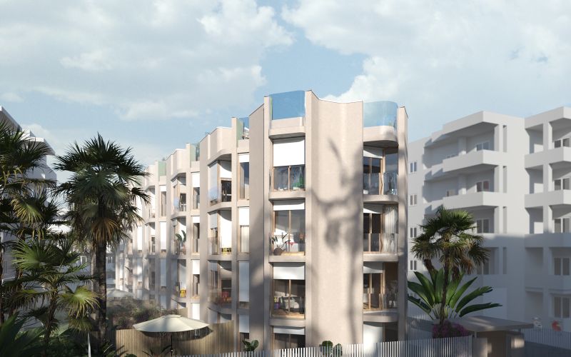 OBRA NUEVA!!! APARTAMENTO EN PLAYA DÉN BOSSA DE 1 HABITACIÓN CON PARKING Y TRASTERO