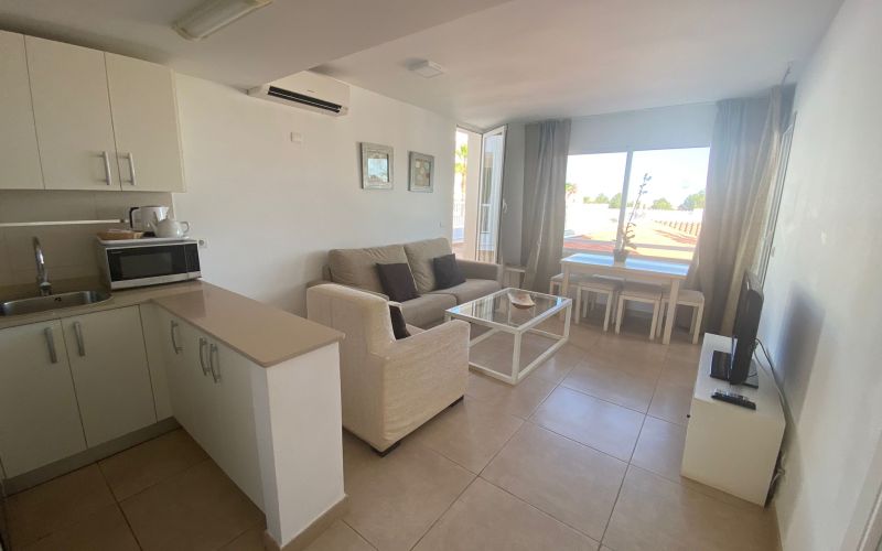 APARTAMENTO DE 2 HABITACIONES CON 32M2 DE TERRAZA Y PISCINA COMUNITARIA